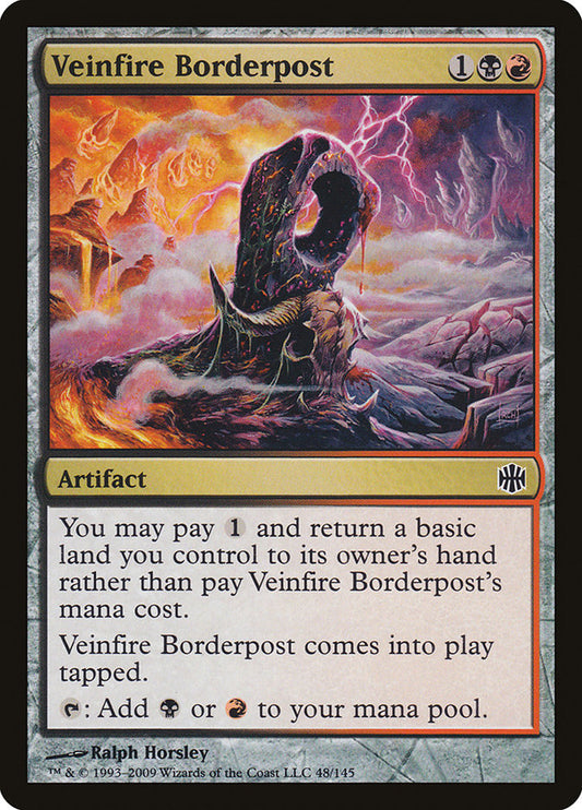 MTG Card Title: Veinfire Borderpost ARB/48