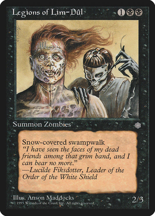 MTG Card Title: Legions of Lim-Dûl ICE/142