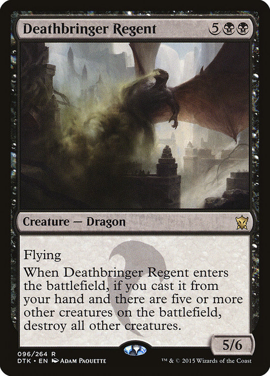 MTG Card Title: Deathbringer Regent DTK/96