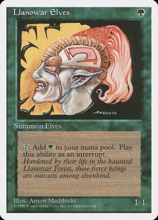 MTG Card Title: Llanowar Elves 4ED/261