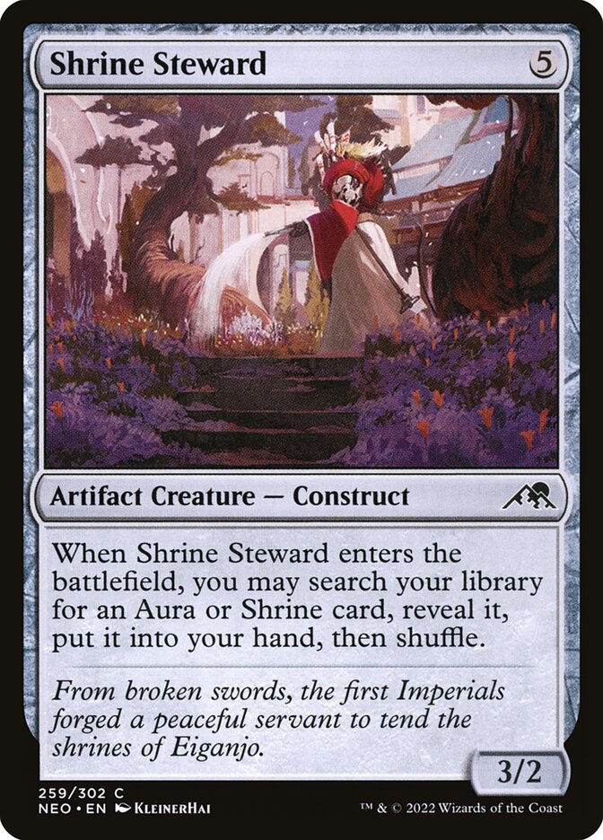MTG Card Title: Shrine Steward NEO/259