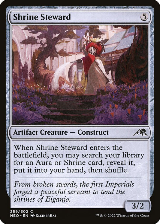 MTG Card Title: Shrine Steward NEO/259