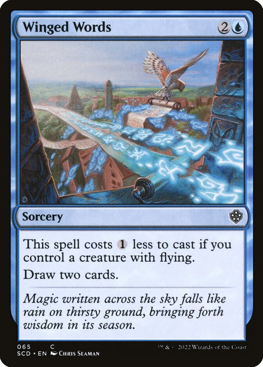 MTG Card Title: Winged Words SCD/65