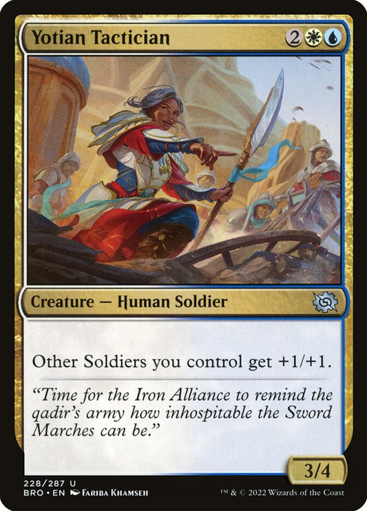 MTG Card Title: Yotian Tactician BRO/228