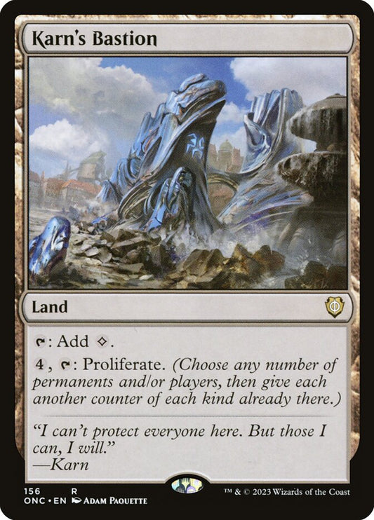 MTG Card Title: Karn's Bastion ONC/156