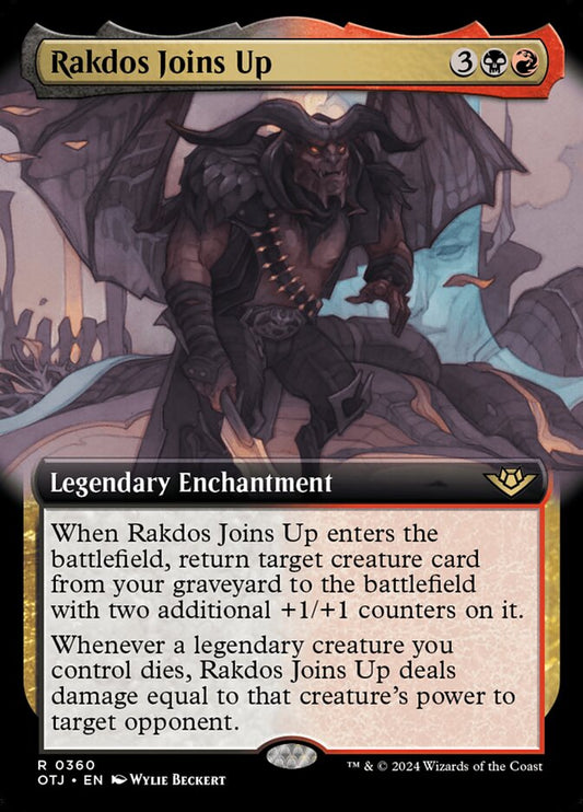 MTG Card Title: Rakdos Joins Up OTJ/360