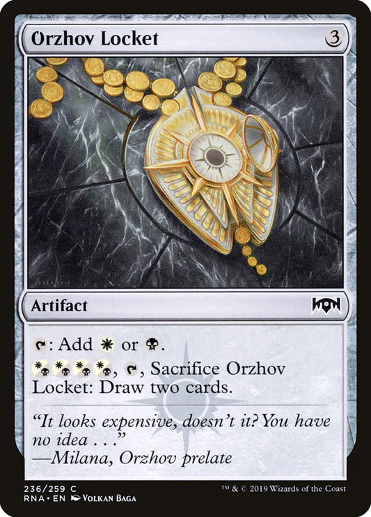 MTG Card Title: Orzhov Locket RNA/236