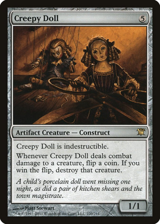 MTG Card Title: Creepy Doll ISD/220
