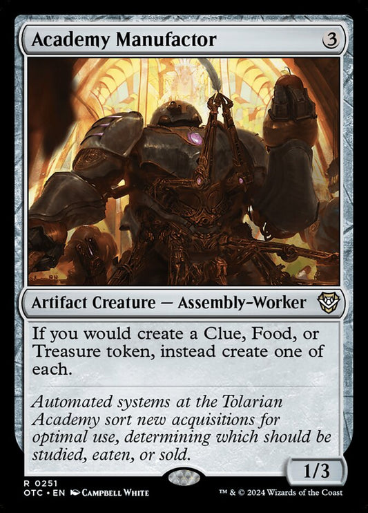 MTG Card Title: Academy Manufactor OTC/251