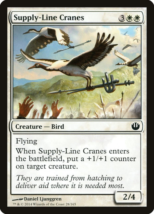 MTG Card Title: Supply-Line Cranes JOU/28