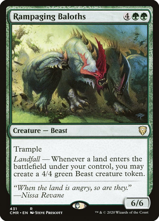 MTG Card Title: Rampaging Baloths CMR/431