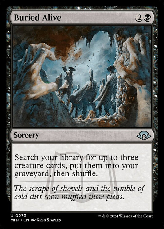 MTG Card Title: Buried Alive MH3/273