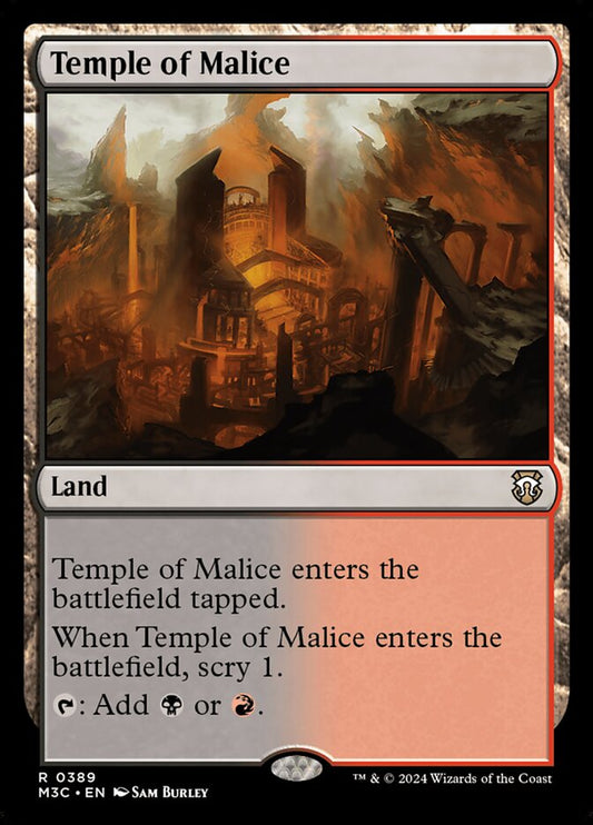 MTG Card Title: Temple of Malice M3C/389