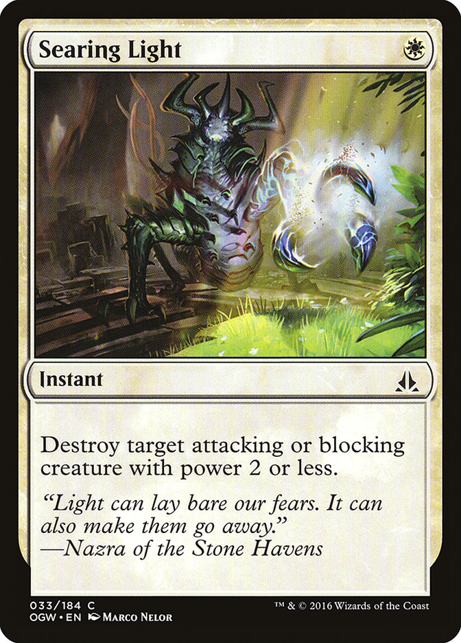 MTG Card Title: Searing Light OGW/33