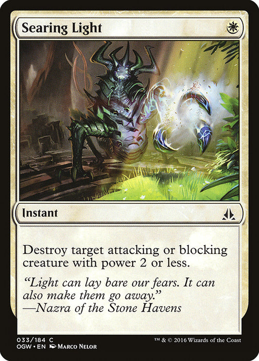MTG Card Title: Searing Light OGW/33