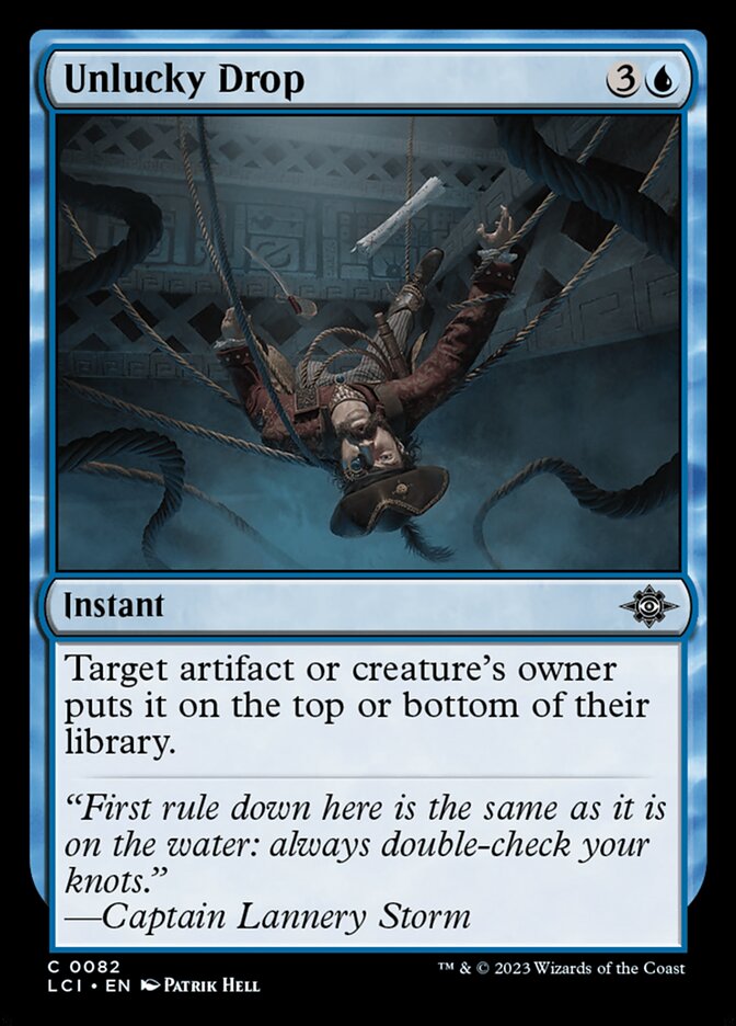 MTG Card Title: Unlucky Drop LCI/82