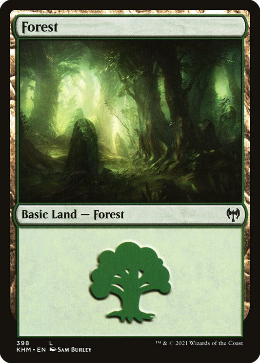 MTG Card Title: Forest KHM/398