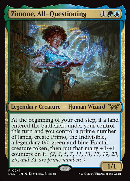 MTG Card Title: Zimone, All-Questioning DSK/241