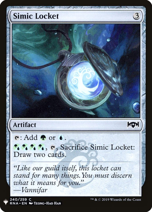 MTG Card Title: Simic Locket PLST/RNA-240