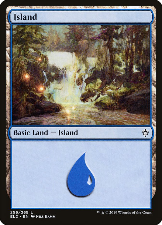 MTG Card Title: Island ELD/256