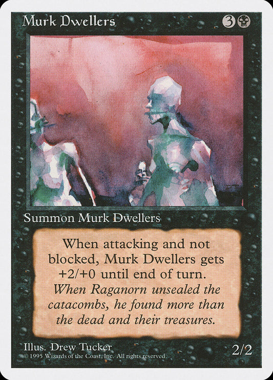MTG Card Title: Murk Dwellers 4ED/148