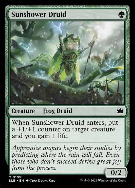 MTG Card Title: Sunshower Druid BLB/195
