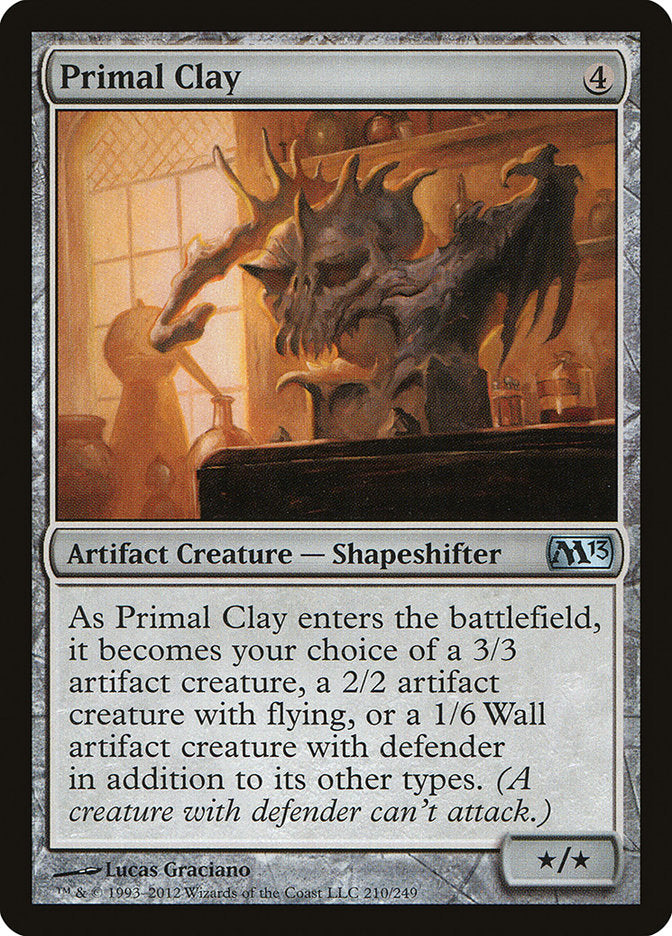 MTG Card Title: Primal Clay M13/210