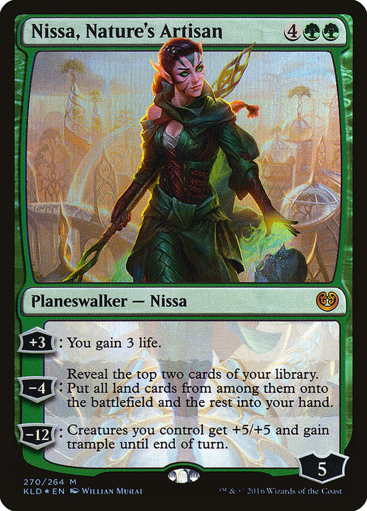 MTG Card Title: Nissa, Nature's Artisan KLD/270