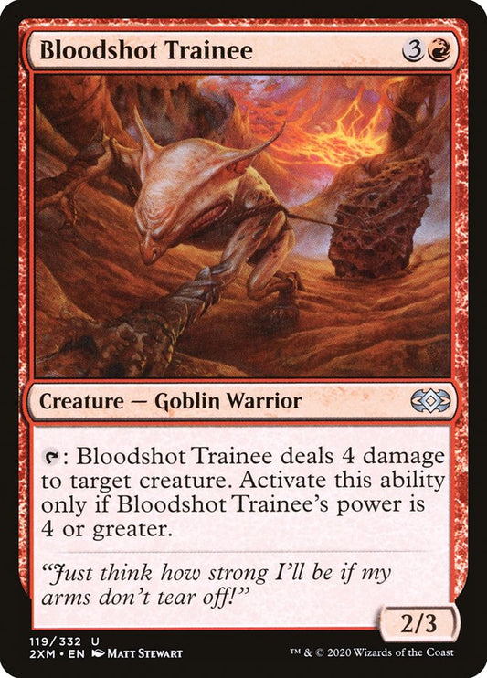 MTG Card Title: Bloodshot Trainee 2XM/119