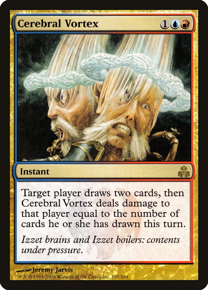 MTG Card Title: Cerebral Vortex GPT/107