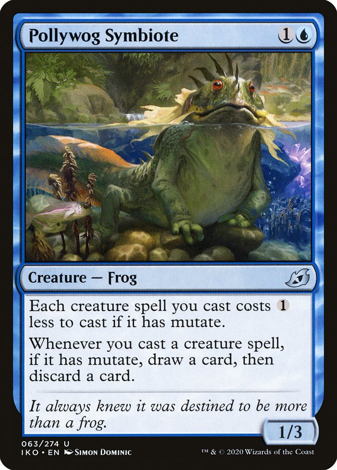 MTG Card Title: Pollywog Symbiote IKO/63
