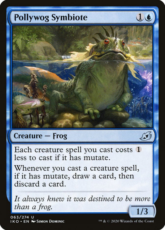 MTG Card Title: Pollywog Symbiote IKO/63