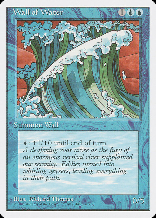MTG Card Title: Wall of Water 4ED/114