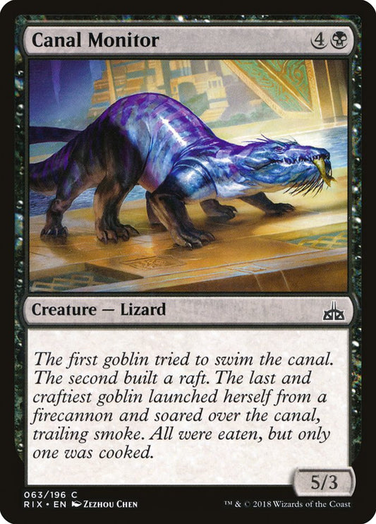 MTG Card Title: Canal Monitor RIX/63