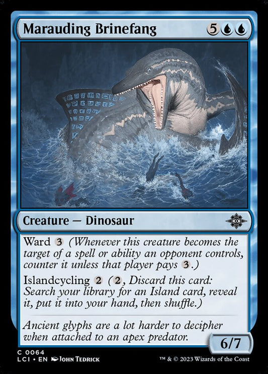MTG Card Title: Marauding Brinefang LCI/64