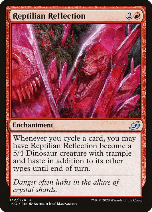 MTG Card Title: Reptilian Reflection IKO/132