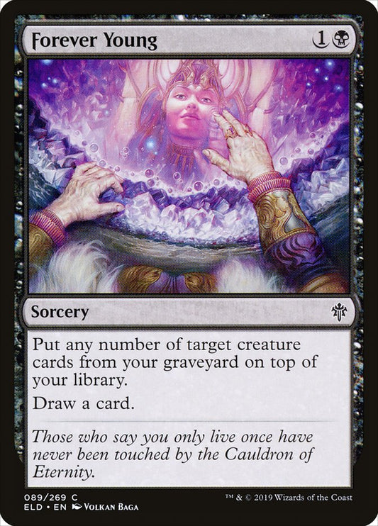MTG Card Title: Forever Young ELD/89