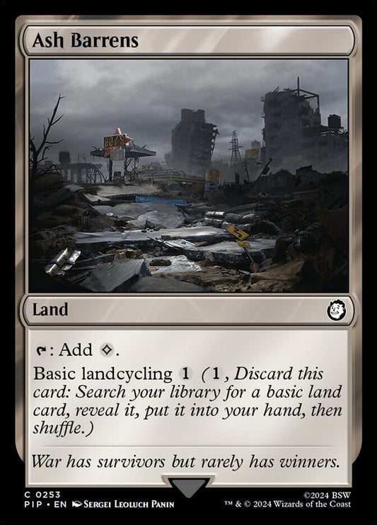MTG Card Title: Ash Barrens PIP/253
