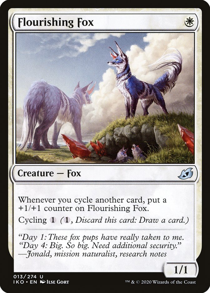 MTG Card Title: Flourishing Fox IKO/13