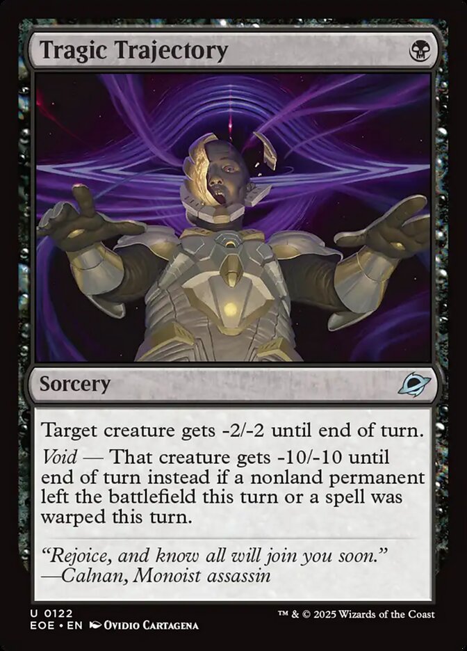 MTG Card Title: Tragic Trajectory EOE/122
