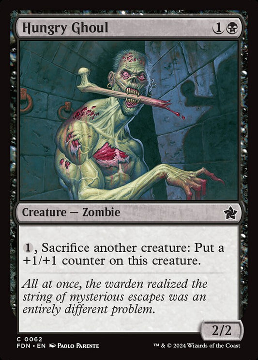 MTG Card Title: Hungry Ghoul FDN/62