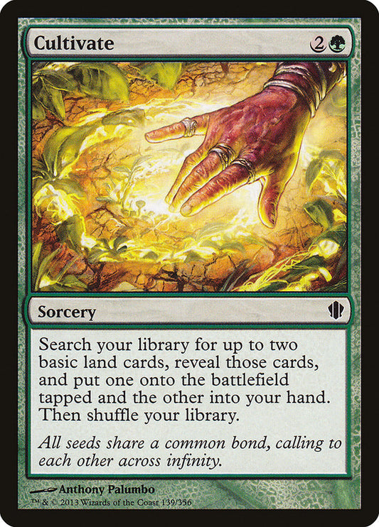 MTG Card Title: Cultivate C13/139