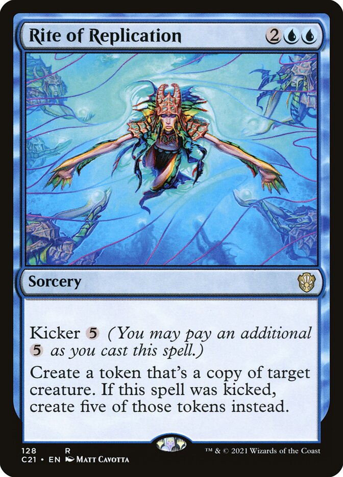 MTG Card Title: Rite of Replication C21/128