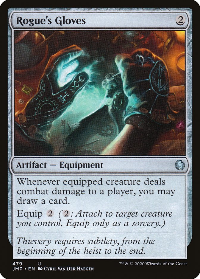 MTG Card Title: Rogue's Gloves JMP/479
