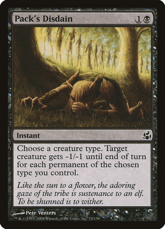 MTG Card Title: Pack's Disdain MOR/73