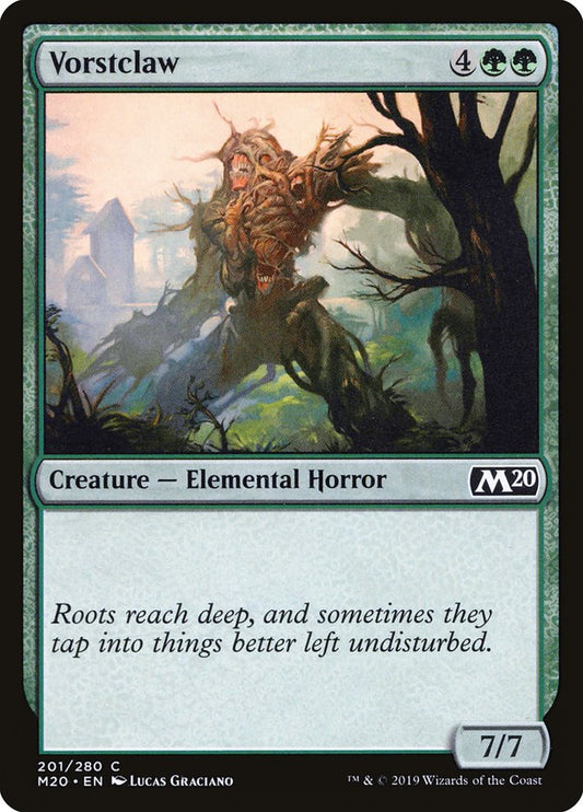 MTG Card Title: Vorstclaw M20/201