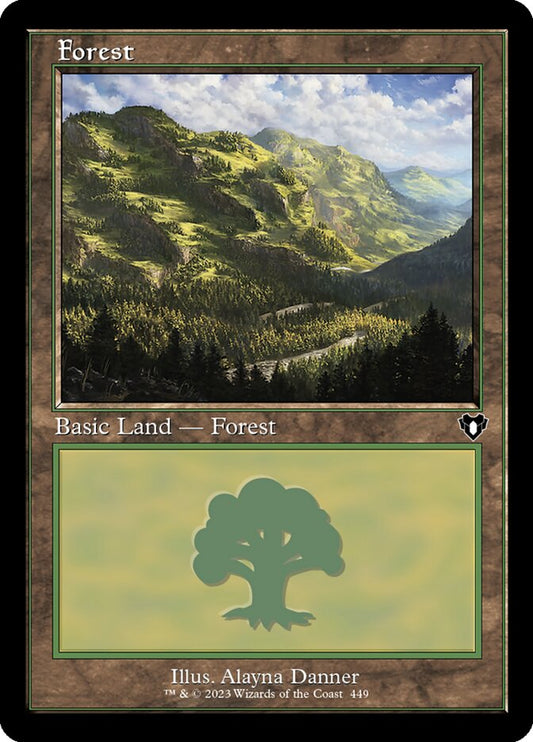 MTG Card Title: Forest CMM/449