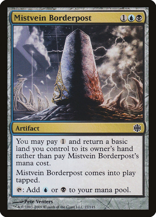 MTG Card Title: Mistvein Borderpost ARB/27