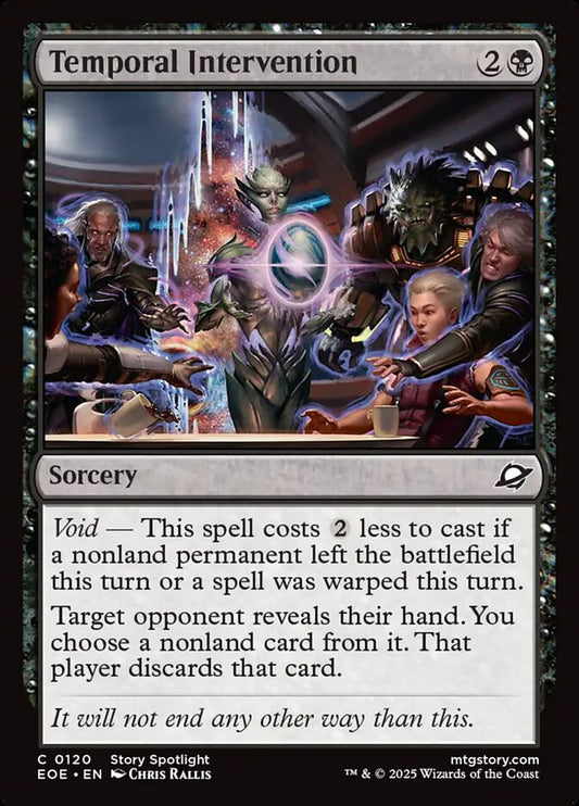 MTG Card Title: Temporal Intervention EOE/120