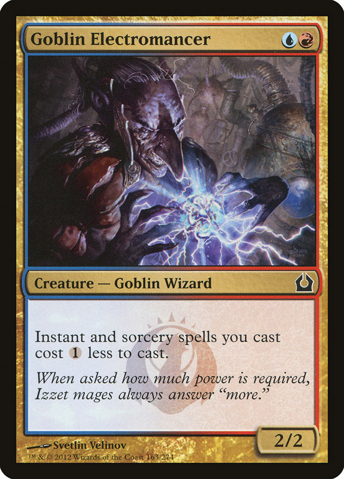 MTG Card Title: Goblin Electromancer RTR/163